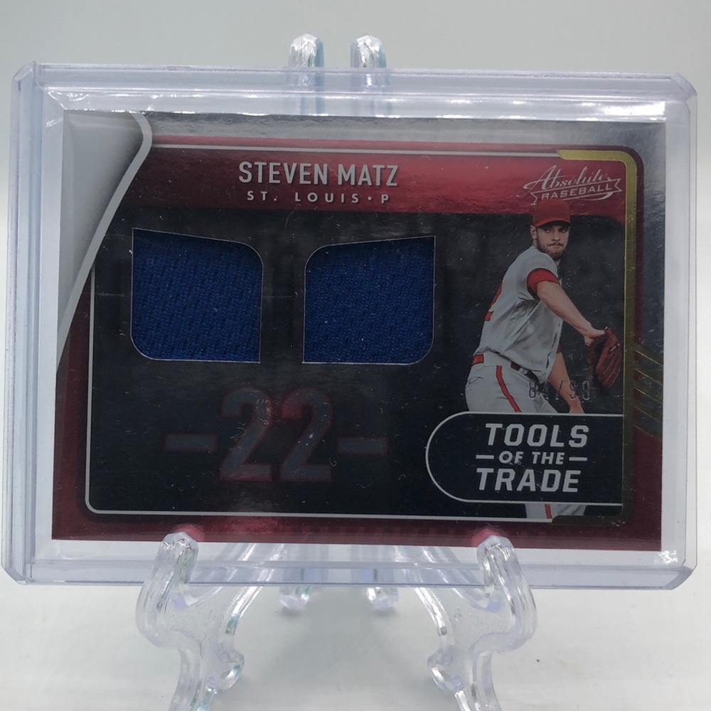 Steven Matz Game-Worn Dual Patch